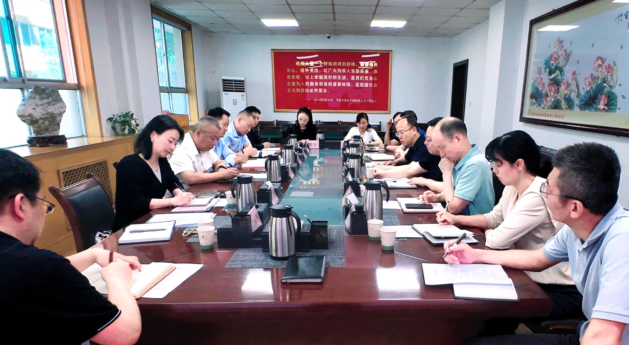 強(qiáng)盛一行赴西安市殘疾人聯(lián)合會(huì)開(kāi)展專(zhuān)題調(diào)研——共商殘疾人康復(fù)養(yǎng)老事業(yè)發(fā)展，探索科技助殘服務(wù)新模式