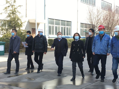 【陜重有限】市國資委巡視員許一雙一行檢查、指導陜重公司疫情防控工作